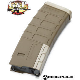 G&P MagPul PMAG M4 GBB Magazin 39 Schuss f. Western Arms M4 Serie sand