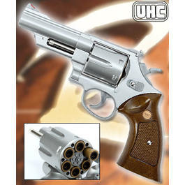 UHC M-29 Softair Revolver - 4 Zoll Springer silber  