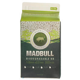 MadBull PLA Biodegradable BBs 0.25g 3000er Milchtüte weiss