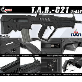 Ares Tavor TAR-21 Compact (TAR-C21) S-AEG schwarz 6mm BB