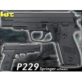 HFC P229 Springer Softair 6mm BB schwarz 