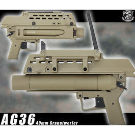 S&T AG36 40mm Granatwerfer Dark Earth Tan 