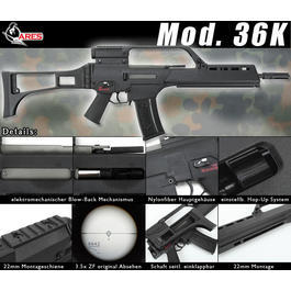 Ares Mod. 36K EBB Blowback S-AEG 6mm BB