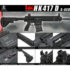 VFC Heckler & Koch HK417 D Vollmetall Softair S-AEG 6mm BB  