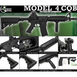 Combat Zone Mod. 4 CQB Softair Komplettset AEG 6mm BB  