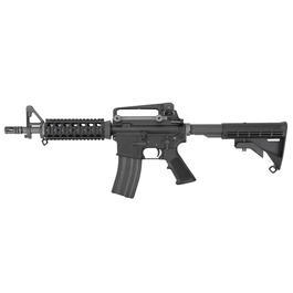 CO2 Softair - Socom Gear M4 CQB RIS Vollmetall AWSS Open-Bolt Gas-Blow-Back 6mm BB schwarz
