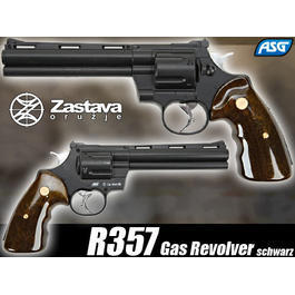 ASG Zastava R357 Gas Revolver schwarz 6mm BB