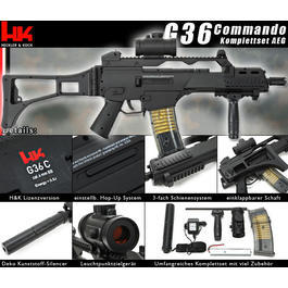 Heckler & Koch G36 Commando Komplettset AEG 6mm BB