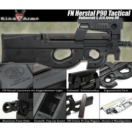 King Arms FN Herstal P90 Tactical Ultra Grade S-AEG 6mm BB