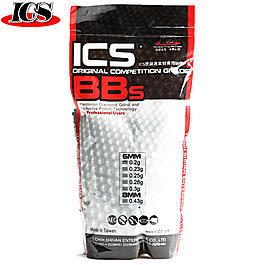 ICS Competition Grade BBs 0,20g 5.000er Beutel schwarz