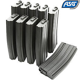 ASG Armalite M4 / M16 Magazin 140 Schuss (10er Box Set)