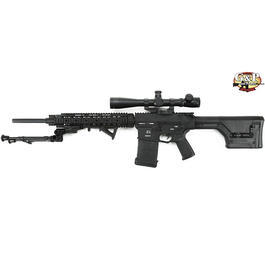 G&P SR-25 MagPul PTS Sniper Vollmetall S-AEG 6mm BB Softair&nbsp;schwarz  