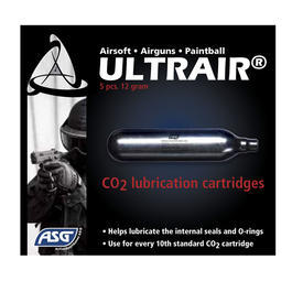 Ultrair CO2 Wartungskapseln mit Silikon 5 St�ck je 12g  