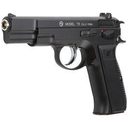BB Gun - KJ Works CZ 75 Vollmetall GBB 6mm BB schwarz