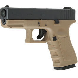 Socom Gear 19 mit Metallschlitten Gen. 3 GBB 6mm BB Tan 