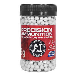 ASG / Accuracy International Precision Ammunition BBs 0.43g 1.000er Container weiss