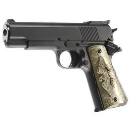 HFC M1911 Eagle-Style Gas NBB Softairpistole 6mm BB schwarz