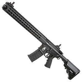 APS M4 16 Zoll KeyMod ASR-Series Vollmetall BlowBack S-AEG 6mm BB schwarz