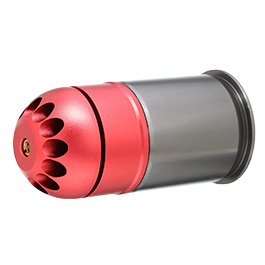 Nuprol 40mm Vollmetall Hlse / Einlegepatrone f. 72 6mm BBs rot