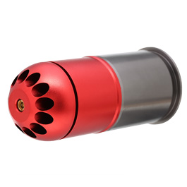 Nuprol 40mm Vollmetall Hlse / Einlegepatrone f. 96 6mm BBs rot