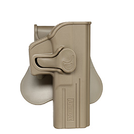 Amomax Tactical Holster Polymer Paddle fr Glock 17 / 22 / 31 Rechts Flat Dark Earth