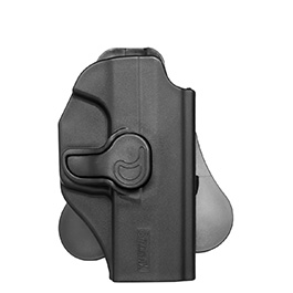 Amomax Tactical Holster Polymer Paddle fr Walther P99 Rechts schwarz