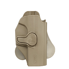 Amomax Tactical Holster Polymer Paddle fr Walther P99 Rechts Flat Dark Earth