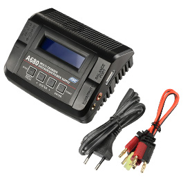 ASG A680 Multi-Charger Ladegert f. LiPo 1-6 / NiMH 1-15 1-8A 80W 230V