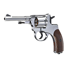 Gun Heaven M1895 Nagant Revolver Vollmetall CO2 6mm BB chrom