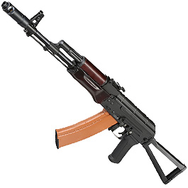Double Bell AKS-74N Professional Line Vollmetall S-AEG 6mm BB schwarz - Echtholz