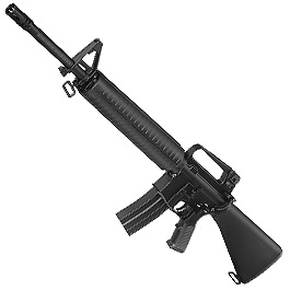 E&C M16A2 Rifle Vollmetall QD-1.5 Gearbox S-AEG 6mm BB schwarz