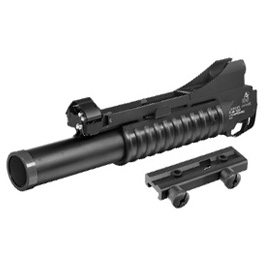 Cybergun Colt M203 40mm Granatwerfer Vollmetall-Version (3in1) schwarz - Long Version