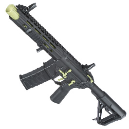 APS Patrol Rifle Phantom Green eSilver Edge SDU-MosFet 2.0 Vollmetall S-AEG 6mm BB schwarz / grn