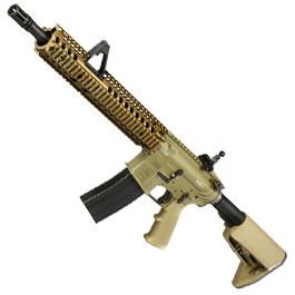 King Arms / EMG Daniel Defense M4A1 RIS II FSP Vollmetall Gas-Blow-Back 6mm BB Dark Earth