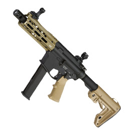 King Arms TWS 9mm SBR Vollmetall Gas-Blow-Back 6mm BB Dark Earth