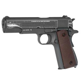 Cybergun Colt M1911A1 Vollmetall CO2 BlowBack 6mm BB matt-grau - 75th D-Day Collectors Edition