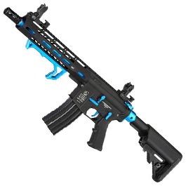 Cybergun Colt M4 Hornet Blue Fox Vollmetall Komplettset S-AEG 6mm BB schwarz
