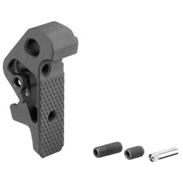 TTI Airsoft CNC Aluminium Victor Tactical Abzug einstellbar f. G-Style / AAP-01 / TP22 GBB Pistolen schwarz