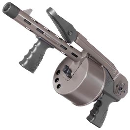 APS Striker-12 MKII Street Sweeper Revolver Gas Shotgun 6mm BB grau