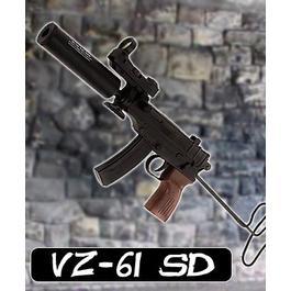 VZ-61 SD mit Zielger�t & Schalld�mpfer