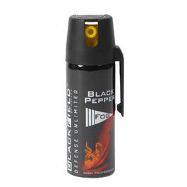 Abwehrspray BlackField Pepper Fog 50ml, Vernebelungskopf