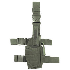 Pistolenbeinholster MFH, verstellbar, rechts, oliv