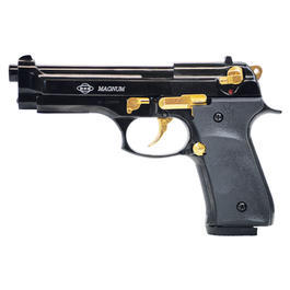 GSG Mod. Firat&nbsp;Magnum Schreckschuss Pistole schwarz/gold 