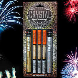 Zink Feuerwerk Crystal 29-teilig Signaleffekte fr Schreckschusswaffen