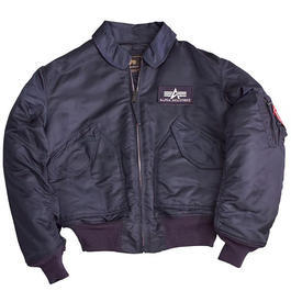 CWU-45/P Fliegerjacke Alpha Industries, navy-blau 