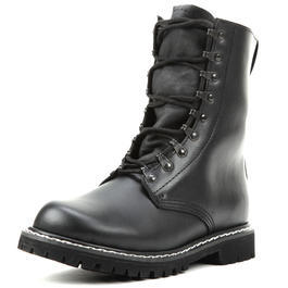 Pilotenstiefel mit Pelzfutter und Reißverschluss