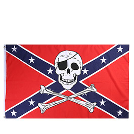 Flagge Sdstaaten mit Totenkopf 150 x 90 cm