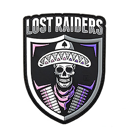 JTG 3D Rubber Patch mit Klettflche Lost Raiders fullcolor