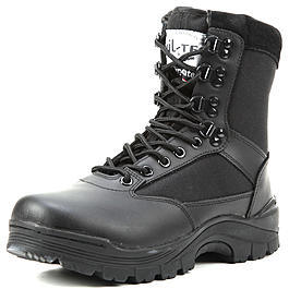 Mil-Tec Tactical SWAT Boots mit YKK-Zipper, schwarz