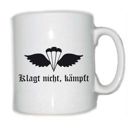 Tasse Fallschirmj�ger Emblem Klagt nicht, k�mpft